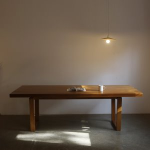 classic woodslab table