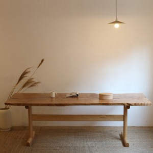 entry maple slab-table