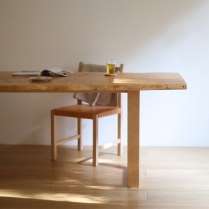 maple wood slab-table
